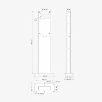 KEBA KeContact P30 Standfuß, double